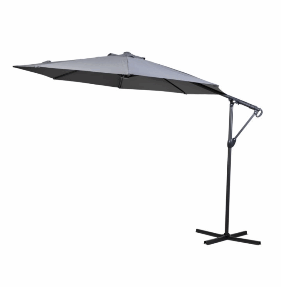 maliza 3m cantilever parasol grey