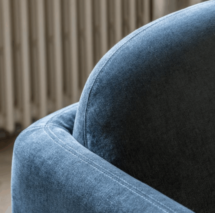 claris sofa blue