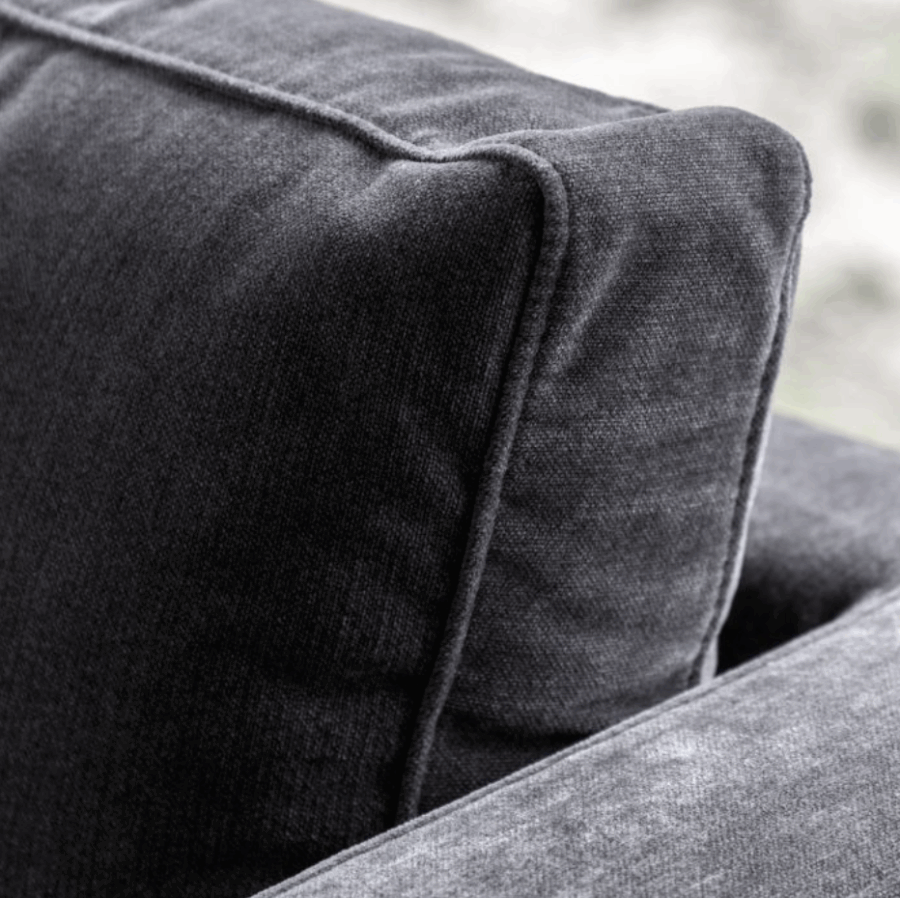 loreno sofa 3 seater charcoal