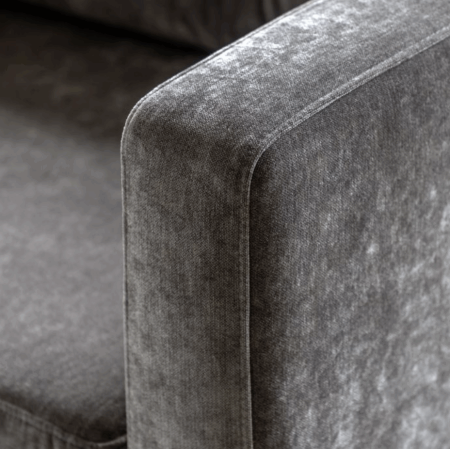 loreno sofa 3 seater charcoal