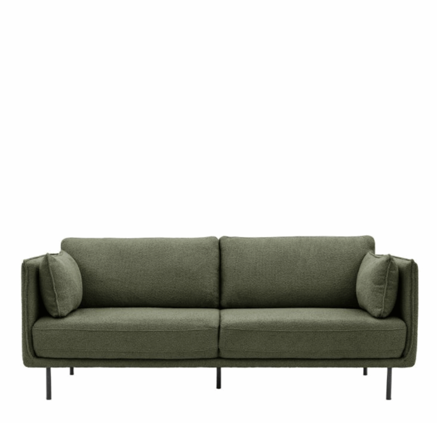 deler sofa green