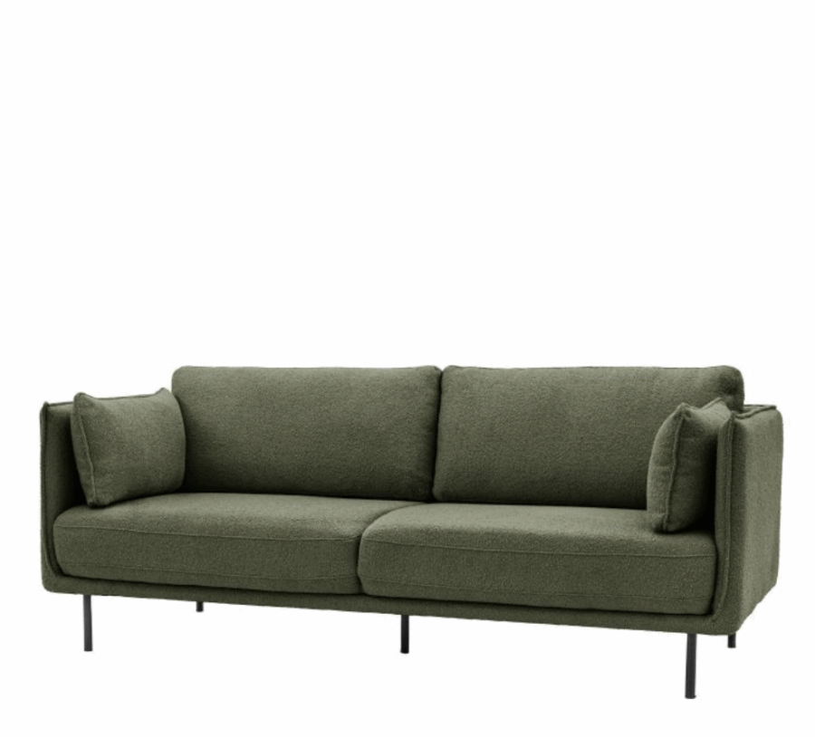 deler sofa green