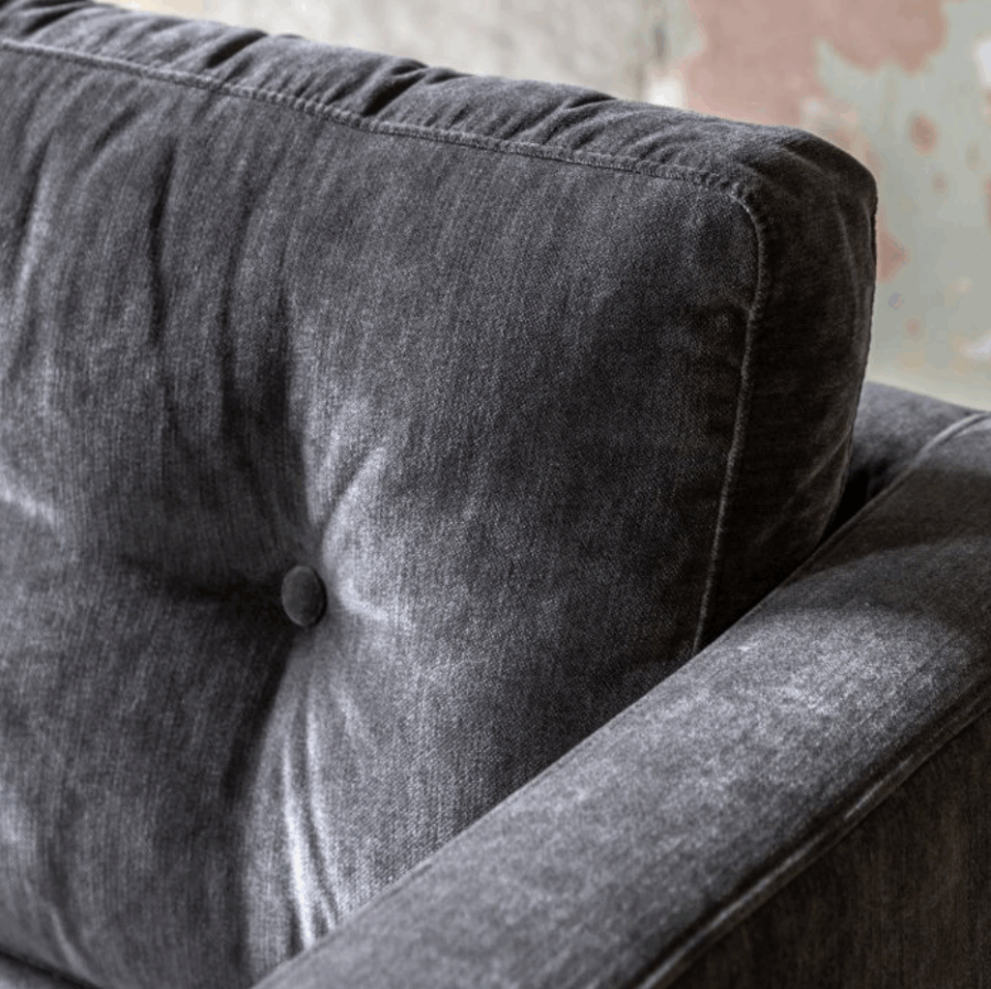 loreno sofa 2 seater charcoal