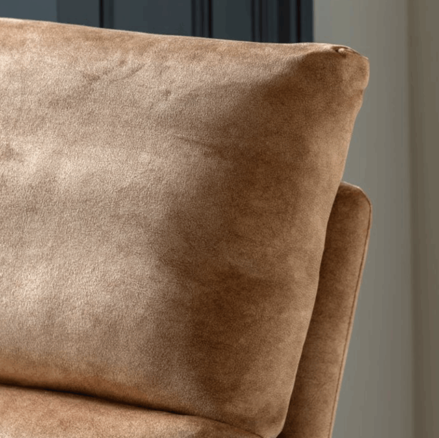 lounge chair leather ochre