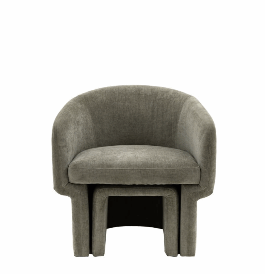 batori armchair sage grey