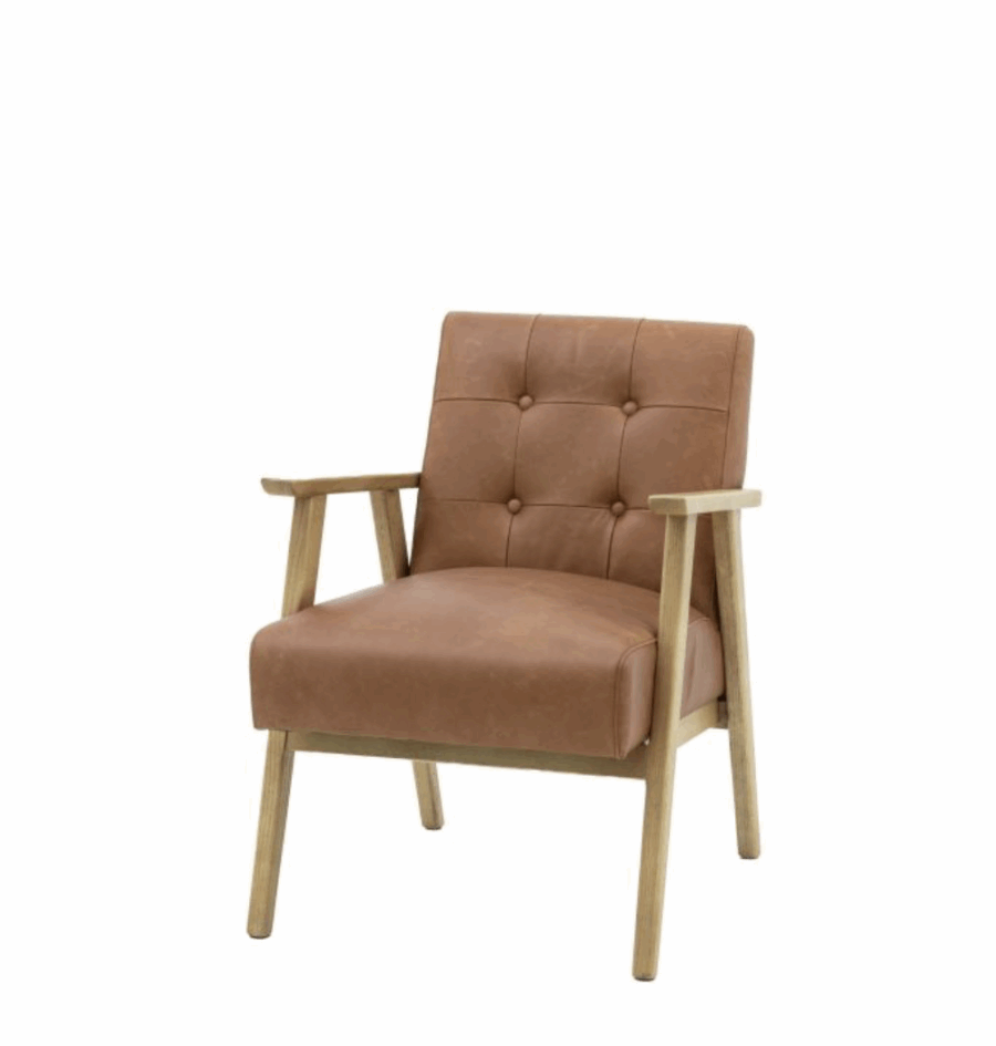 ventora armchair brown
