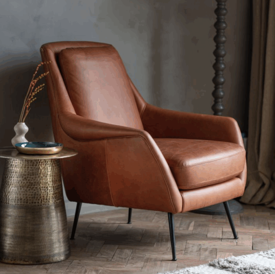 toten armchair brown